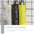 thumbnail image 4 of GOOHOCHY 2 juegos de soportes colgantes para bolsas de plástico, soportes para bolsas de supermercado, dispensadores de bolsas con estampado de flores, 4 of 8