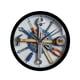 thumbnail image 3 of Reloj de pared de garaje, adorno de pared, artístico, creativo, elegante, decorativo, para Blanco, 3 of 8