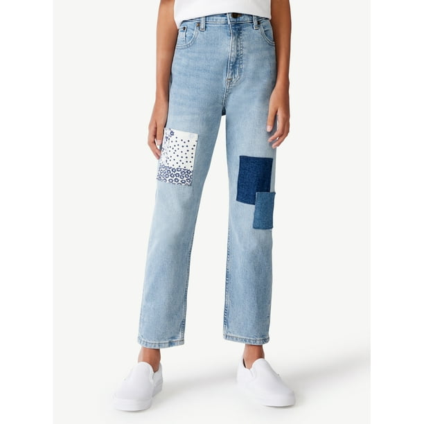 Free Assembly Girls High Rise Jeans, Sizes 5-18 - Walmart.com