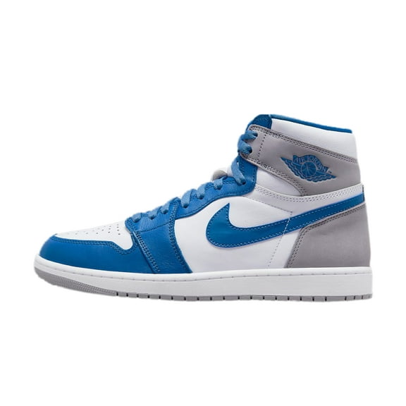 Men's Jordan 1 Retro High OG True Blue/White-Cement Grey (DZ5485 410) - 8