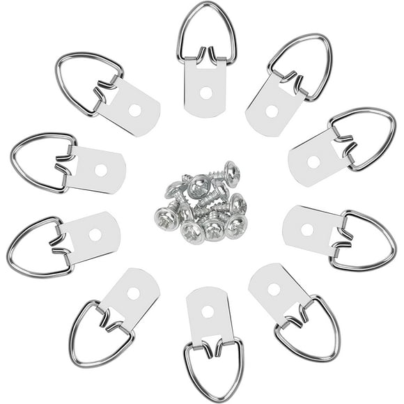 100pcs silver one hole large lifting ring pendant picture frame hook picture frame hook Frame Frame cross stitch national painting accessories oil painting