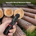 thumbnail image 2 of Medidor digital de humedad FY8861 - Higrómetro portátil para madera y materiales de construcción, mide temperatura ambiente, precisión 0.1%, pantalla clara, diseño ergonómico, ideal para carpinteros, 2 of 6