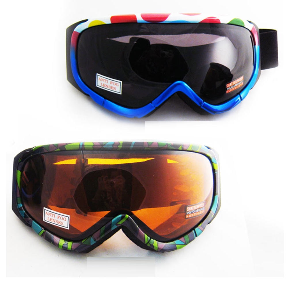 Ski Snowboard Snow Glasses Sun Goggles Sport Lens Anti Fog Elastic Strap G89 New by Asia Pacific