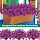 thumbnail image 3 of Nvzi-b 12 piezas de flores artificiales, plantas artificiales para jardín, hogar, boda, granja (fucsia), 3 of 3