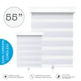 thumbnail image 2 of Hauz 5584WHTCD - Alternate Light Filtering Window Shade, Cordless, 55 '' X 84 '', White, 2 of 3