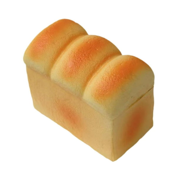 Juguete antiestrés con forma de pan, juguete de comida que sube lentamente, juguete de relajación lenta para adolescentes, regalos de cumpleaños E