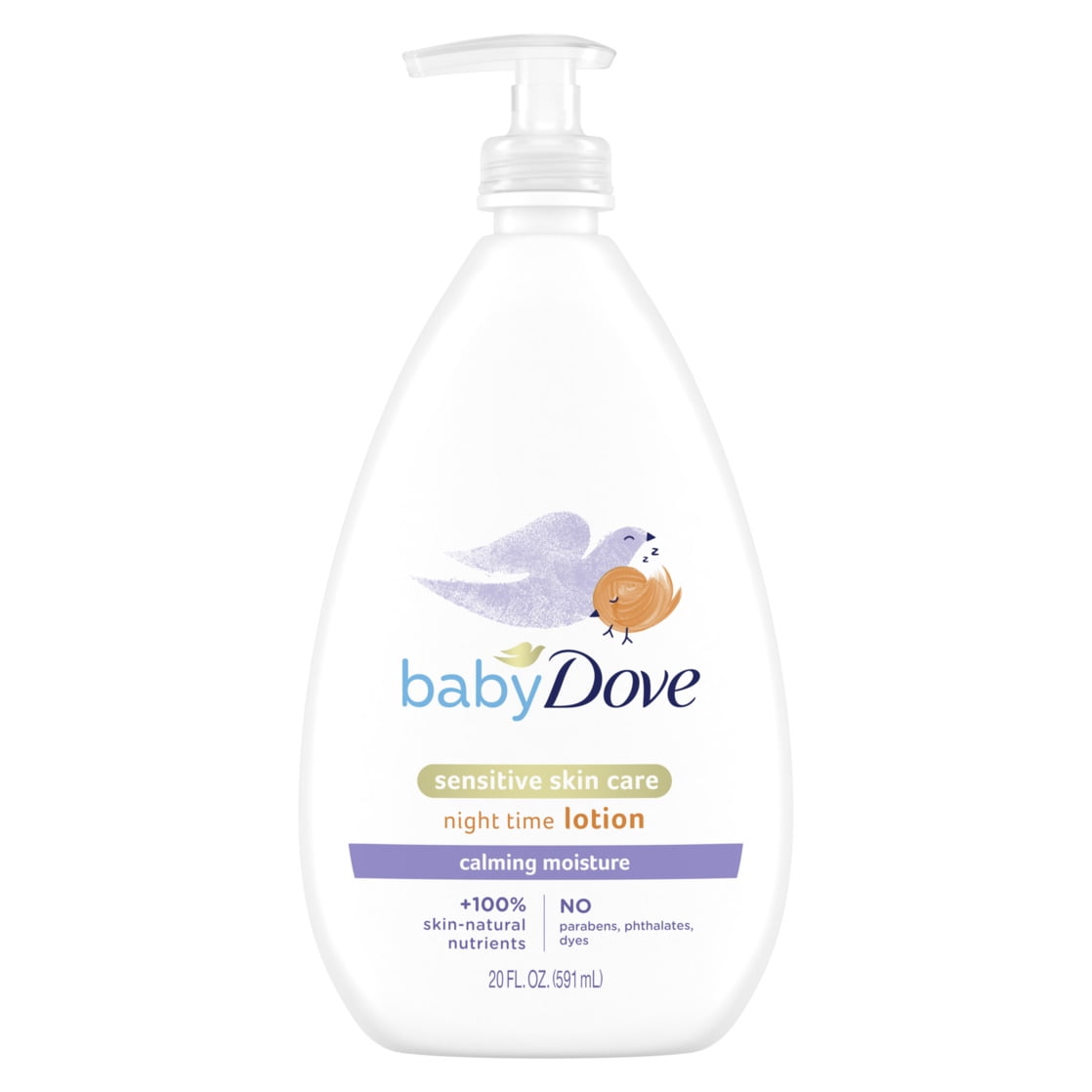 Baby Dove Sensitive Skin Care Baby Lotion Calming Moisture, 20 oz