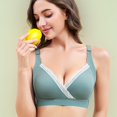thumbnail image 4 of Ladies Nursing Bra Creative Lace Design Wirefree Maternity Bra Breastfeeding Bra, 4 of 8