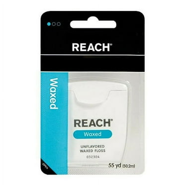 Johnson And Johnson Reach Waxed Dental Floss - 55 Yards, 6 Pack