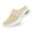 Beige, variant on Wdgfv Women Backless Walking Sneakers Summer -on Mule Shoes Closed Toe Slides Wide Width Clogs Mesh Slippers Air Cushion Orthopedic Breathable Sneakers