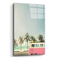 thumbnail image 2 of Epic Art 'Surf Bus Pink' by Design Fabrikken, Acrylic Glass Wall Art, 12"x16", 2 of 8