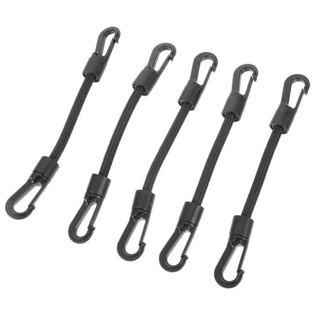 

Quqiuxian 5Pcs Elastic Hook Straps Multi-function Tie Down Straps Outdoor Camping Buckle Straps