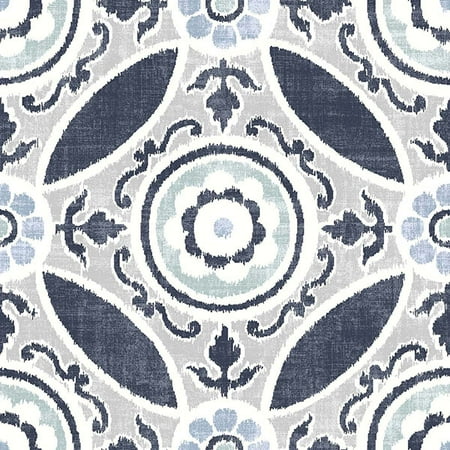 Blue Hard Flooring - FloorPops Sienna Peel & Stick Floor Tiles 10 Tiles/10 sq. ft.