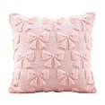 thumbnail image 3 of Christmas Pillow Covers 18x18 inch Christmas Decorations Clearance, Sofa Couch Pillow Covers Square Fall Winter Decor Pillowcase for Farmhouse, Holiday Decorative Throw Pillow Covers for Home, Pink, 3 of 6
