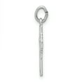 thumbnail image 2 of Sterling Silver Rhodium-plated Diamond Cut Cross Pendant, 2 of 5