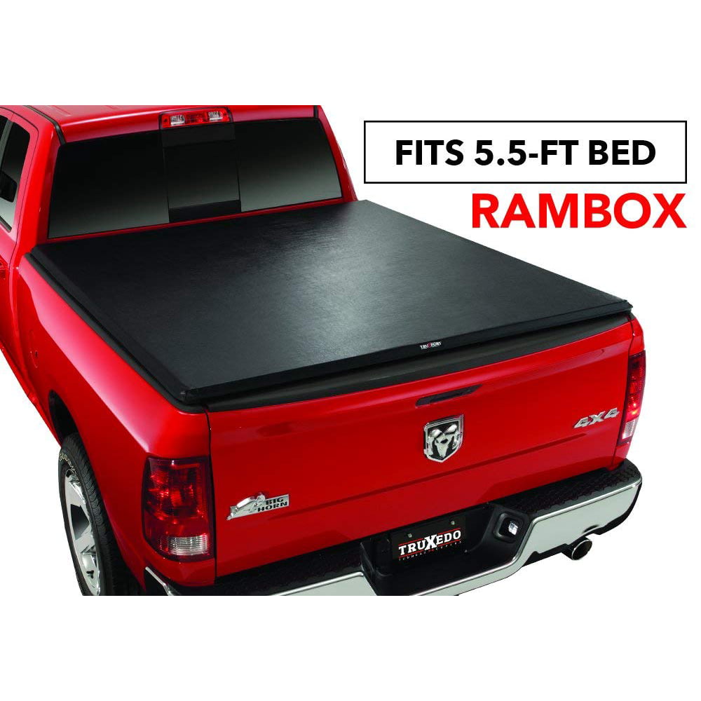 TruXedo TruXport Soft Roll Up Truck Bed Tonneau Cover | 284901 | Fits 2019 - 2021 Dodge Ram 1500 2021 Ram 1500 Multifunction Tailgate Tonneau Cover