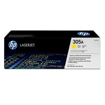HP 305A Yellow Original LaserJet Toner Cartridge, ~2,600 pages, CE412A