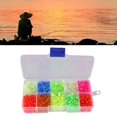 thumbnail image 4 of 1 Juego de cuentas de pesca de plástico luminoso Premium, antienredos, aparejo de pesca multicolor, cuentas, accesorios para señuelos, 4 of 5