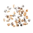 thumbnail image 1 of 100pcs Hebillas de cordones de Shoelace de acero inoxidable 100PCS Cordones de cordones, 1 of 5