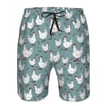 thumbnail image 3 of Fotbe Farm Birds Trajes de Baño Estampados para Hombre, Shorts de Verano de Secado Rápido, Ropa de Playa, Bañadores-Small, 3 of 6