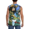 thumbnail image 4 of My Hero Academia Boku Men's Tank Top Lightweight Summer Sleeveless Tee Shirt Muscle Tank Tops Workout T-Shirts Casual Athletic Undershirts, 4 of 7