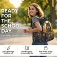 thumbnail image 4 of Pzuqiu Sunflower Wolf Kids Backpack for School Boys 8-12 School Backpacks Sets with Lunch Bag Pencil Case Water Bottle Holder 4 pcs Travel Bookpack with Shoulder Strap for Kids 8-12, 4 of 7