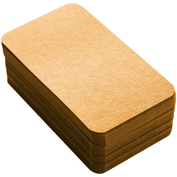Lhio  300 Pcs Blank Cards to Write Kraft Cardboard Special Note Pad