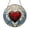 Acrylic 3.5 Inch, variant on Angel Wings with Heart Stained Glass Suncatcher Window Decor Sun Catcher Meaningful Home Decoration Gift