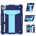 thumbnail image 3 of Case For Samsung Galaxy Tab S8 Plus / S7 Plus / S7FE Tough Hybrid Kickstand Vertical 3in1 Shockproof Anti-Scratch PC + Silicone Armor Tablet Cover [ Blue ], 3 of 6