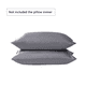 thumbnail image 1 of Funda de almohada Funda de almohada transpirable Funda de cojín de tela Funda de cojín Cama Funda de almohada de color sólido, Gris Eigraketly HA003270-04, 1 of 7