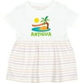 thumbnail image 3 of Inktastic I Love Antigua Girls Baby Dress, 3 of 5