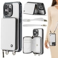 thumbnail image 1 of For Iphone 15 Pro Jeehood C22 Series Zipper Wallet Leather Phone Case With Dual,iPhone 15 Pro, 1 of 5