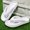 White, variant on Unisex Solid Color Flip Flops, Trendy Soft Sole Wear-resistant Summer Pillow Slides, Casual Indoor & Outdoor Beach Slide Shoes