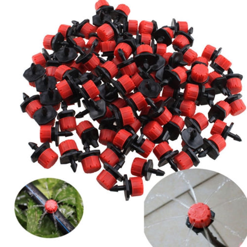 100pcs Adjustable Dripper 0-70l/H for Irrigation Sprinklers Watering Dripper new 100pcs Adjustable Dripper 0-70l/H for Irrigation Sprinklers Watering Dripper new