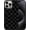 Black frosted check, variant on Case for iPhone 15, Shockproof, Slim Phone Case, High-End Raised Relief Embossed Design Protective Magnetic Cover], Skeletons and Cashew Flowers