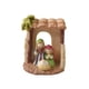 thumbnail image 2 of Figurita de cuna Navidad escultura de resina católica para estante de mesa decoración luz Gloria Figura Sagrada Familia, 2 of 9