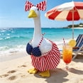 thumbnail image 6 of huayou Independence Day Patriotic Costume Set, with American Flag Print Dress and Headband, for 4th Of July Party Porch OutdooR Indoor Home Decor, 6 of 7