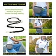 thumbnail image 6 of JVMU Dog Treat Training Pouch Portable Dog Walking Fanny Pack with Multiple Pockets And Poop Bag Dispenser, Gray, 6 of 6