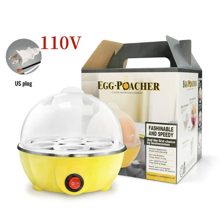 Rapid Egg Cooker - Mini Egg Cooker for Steamed, Hard Boiled, Soft