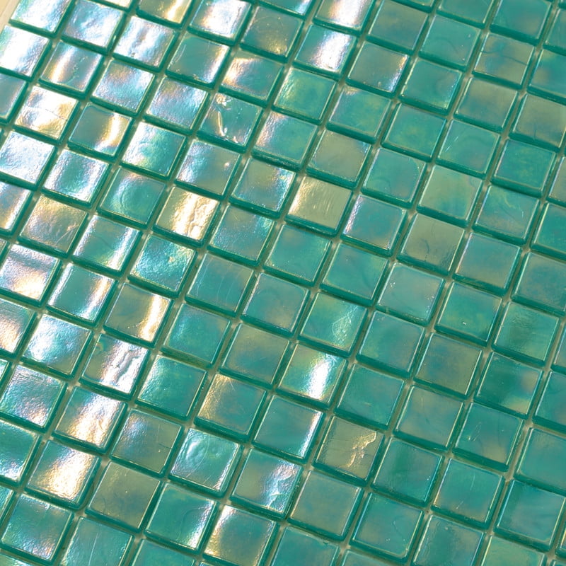 Society6 ケース Green Tiles - an abstract photograph Skosh-11-6-in-x-11-6-in-Glossy