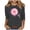 Dark Gray, variant on Breast Cancer Shirts for Women Casual 3/4 Sleeve Blouses Breast Cancer Awareness Tshirts Funny Sunflower Pink Ribbon Graphic Tees