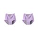 thumbnail image 2 of Minnieouse Ropa interior fisiológica antifugas Seguridad y comodidad Bragas menstruales combinadas de cintura alta púrpura púrpura 2piezas, 2 of 6