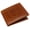 Tan, variant on RFID Blocking Chain Skull Men's Bifold Genuine Leather Wallets
