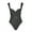 Black-bikini, variant on Women's Beachwear Bathing Suit Solid Color One Piece Swimsuit Set Retro Belly Covering Slimming Swimsuit