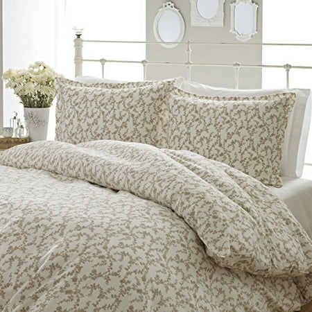 Laura Ashley Victoria Duvet Cover Set Beige Full/Queen