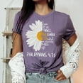thumbnail image 5 of Love in Faith | I Can Do All Things Daisy Short Sleeve | Heather Purple | Christian T-Shirts for Women | Faith Based Apparel |Christian Gifts, 5 of 8