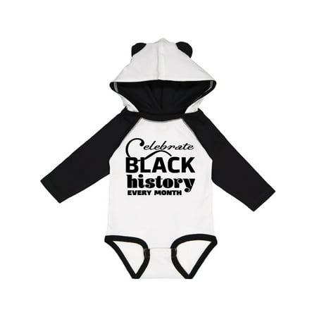 

Inktastic Celebrate Black History Every Month Gift Baby Boy or Baby Girl Long Sleeve Bodysuit