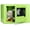 Green, variant on Digital Electronic Money Safe, Steel Security Lock Box with Keypad, Office Hotel Business Jewelry Gun Cash Safe, 0.23 Cubic Feet, 9.06" W x 6.69" D x 6.69" H(black)