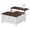 White, variant on JIOABL Farmhouse Lift Top Coffee Table with Charging Station and Hidden Storage, Square Center Table for Living Room, Brown