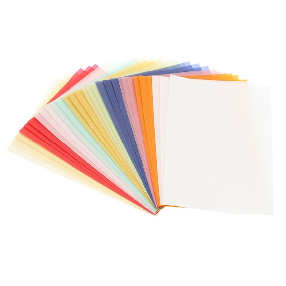 30 Sheets Vellum Paper 4x6, Vellum Paper Printable Translucent Paper 100GSM for Invitations Printing, 10 Color